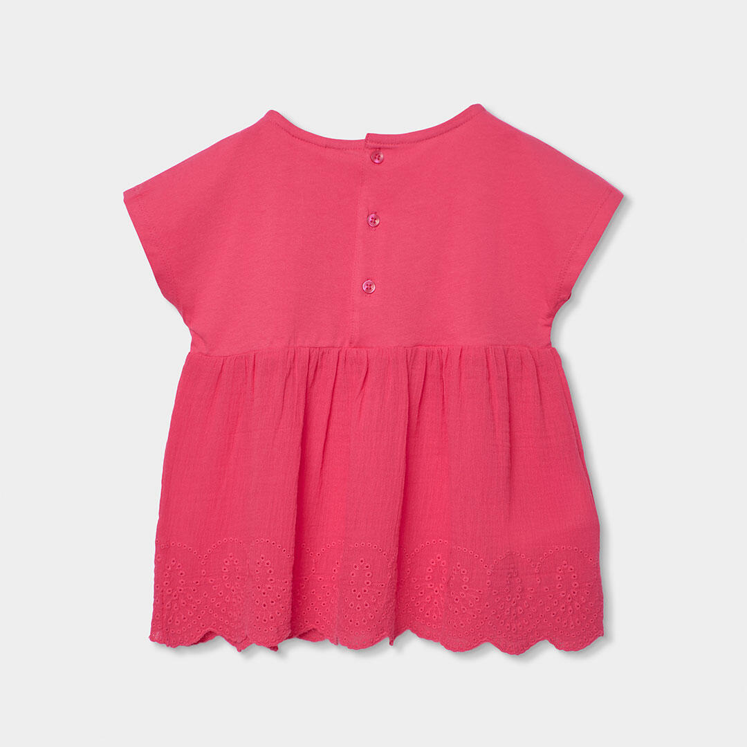 Camiseta niña algodón de fresa 2/4
