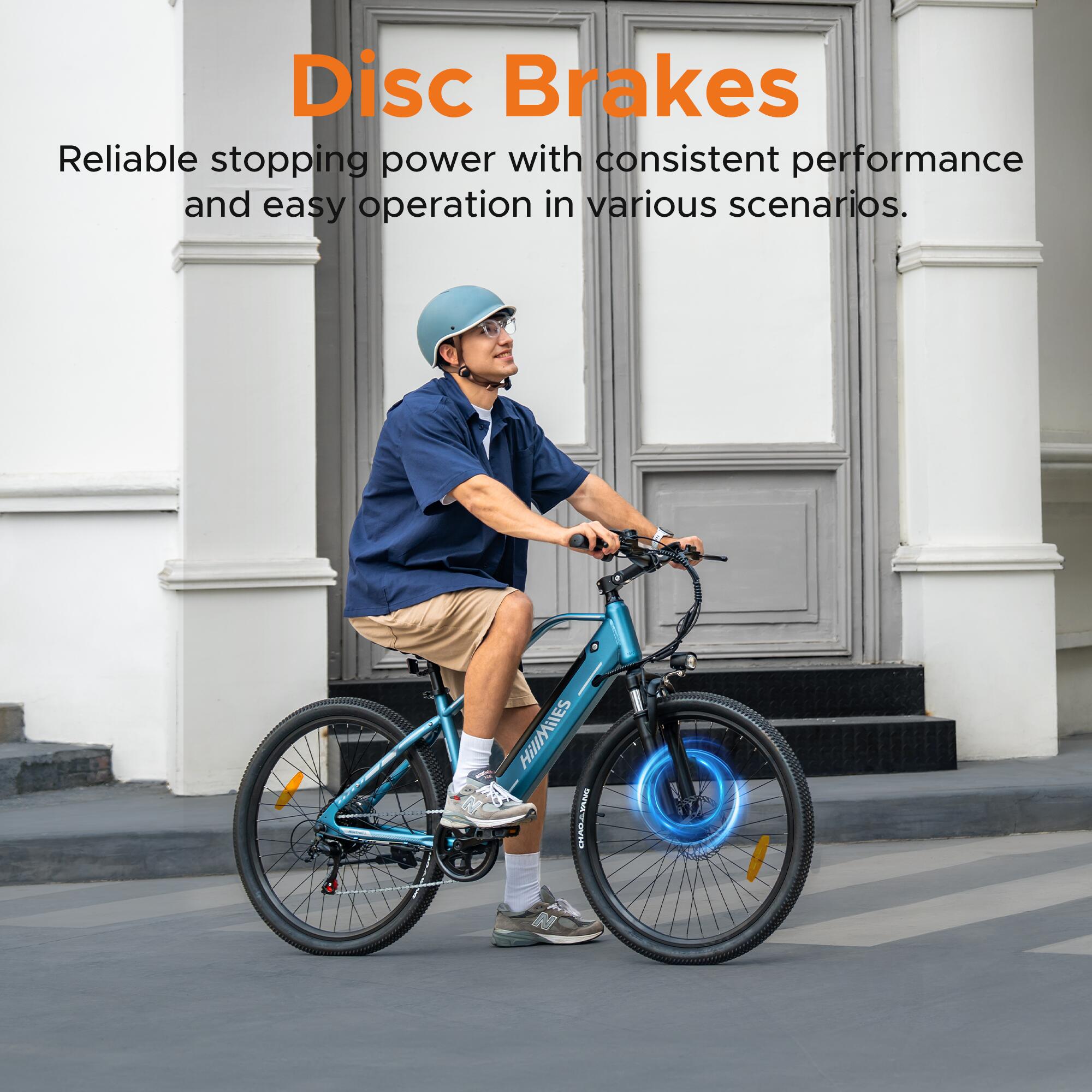 Vélo électrique pour adultes HillMiles MileTrail 1 Batterie 36V13AH 8/8