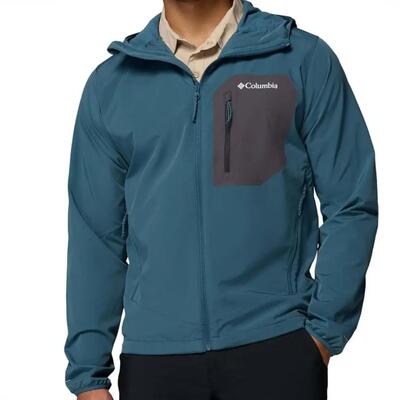 Veste softshell columbia tall heights iii blauw