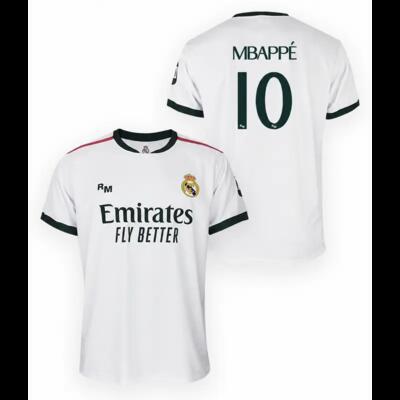 Maglia da casa premium del Real Madrid stagione 2026/27 replica - Mbappé 10
