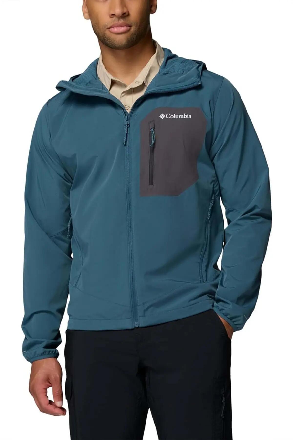 Chaqueta softshell Columbia Tall Heights III Azul 5/8