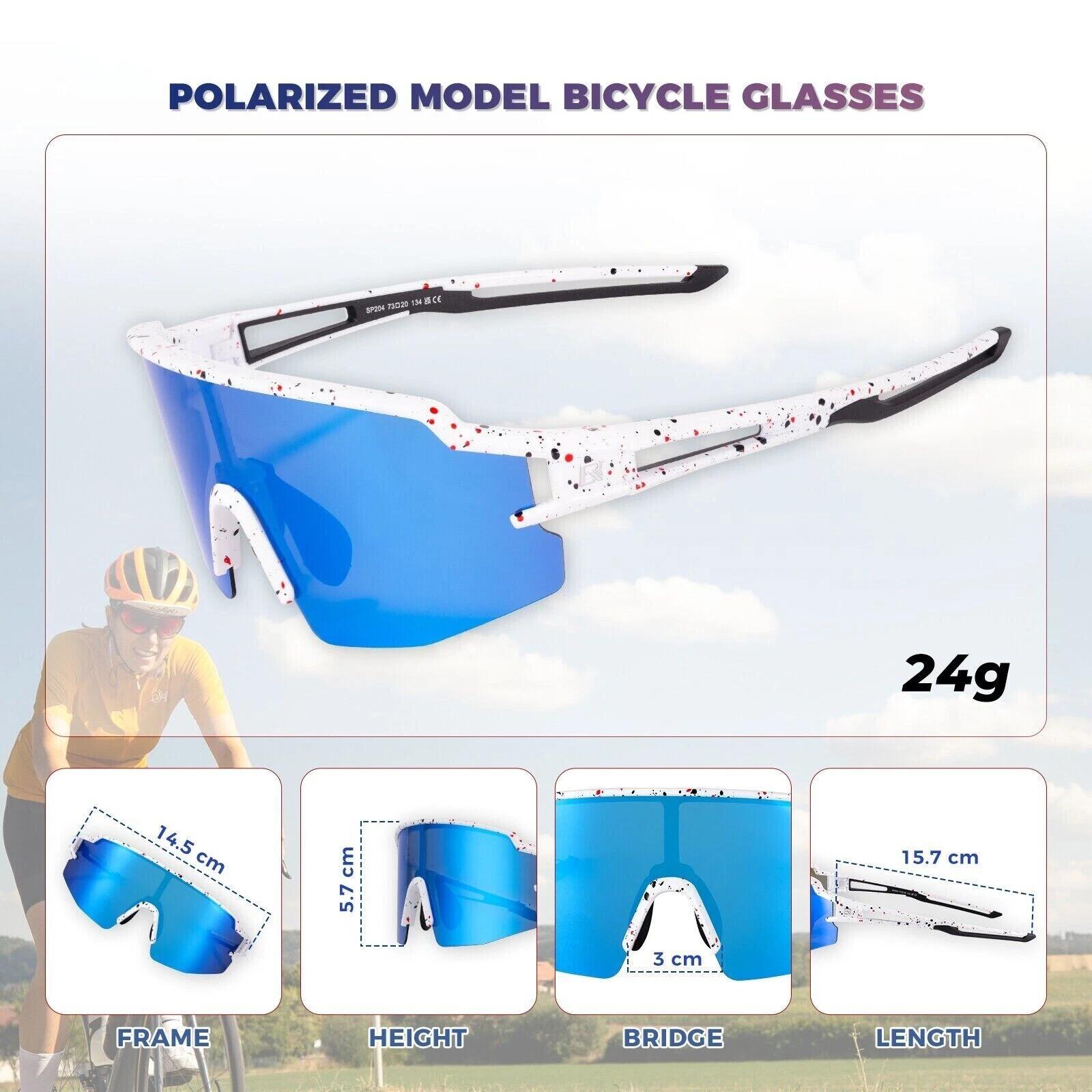ROCKBROS Polarisierende Sportbrille UV400 5/7