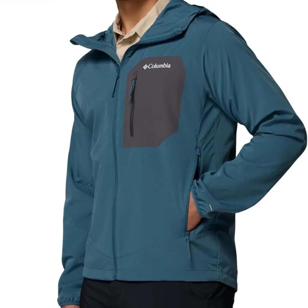 Chaqueta softshell Columbia Tall Heights III Azul 3/8