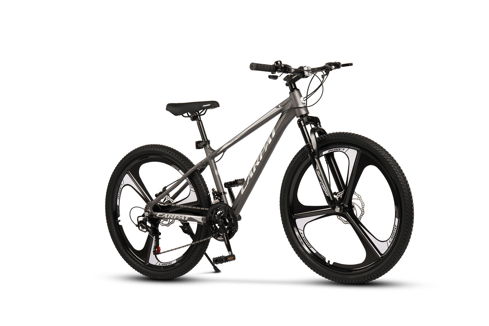 Bicicleta MTB semi-rigida Evolution 21v Gri/Argintiu