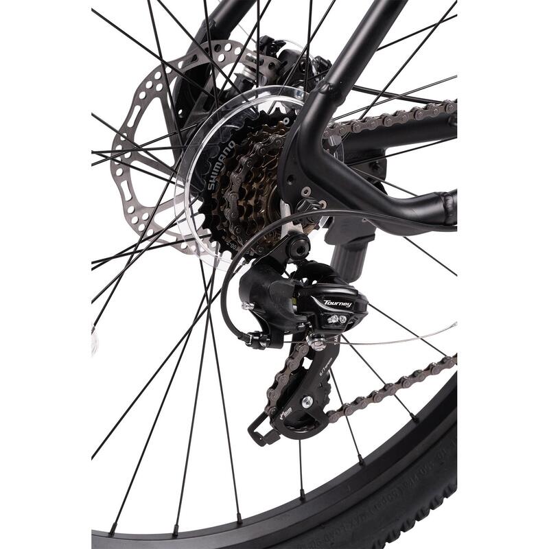 Bicicletă MTB semi-rigidă Invictus 21v Negru/Gri