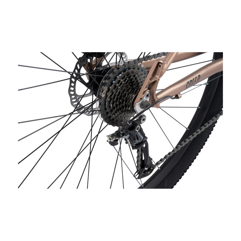 Bicicletă MTB semi-rigidă Duro 9v Maro/Negru
