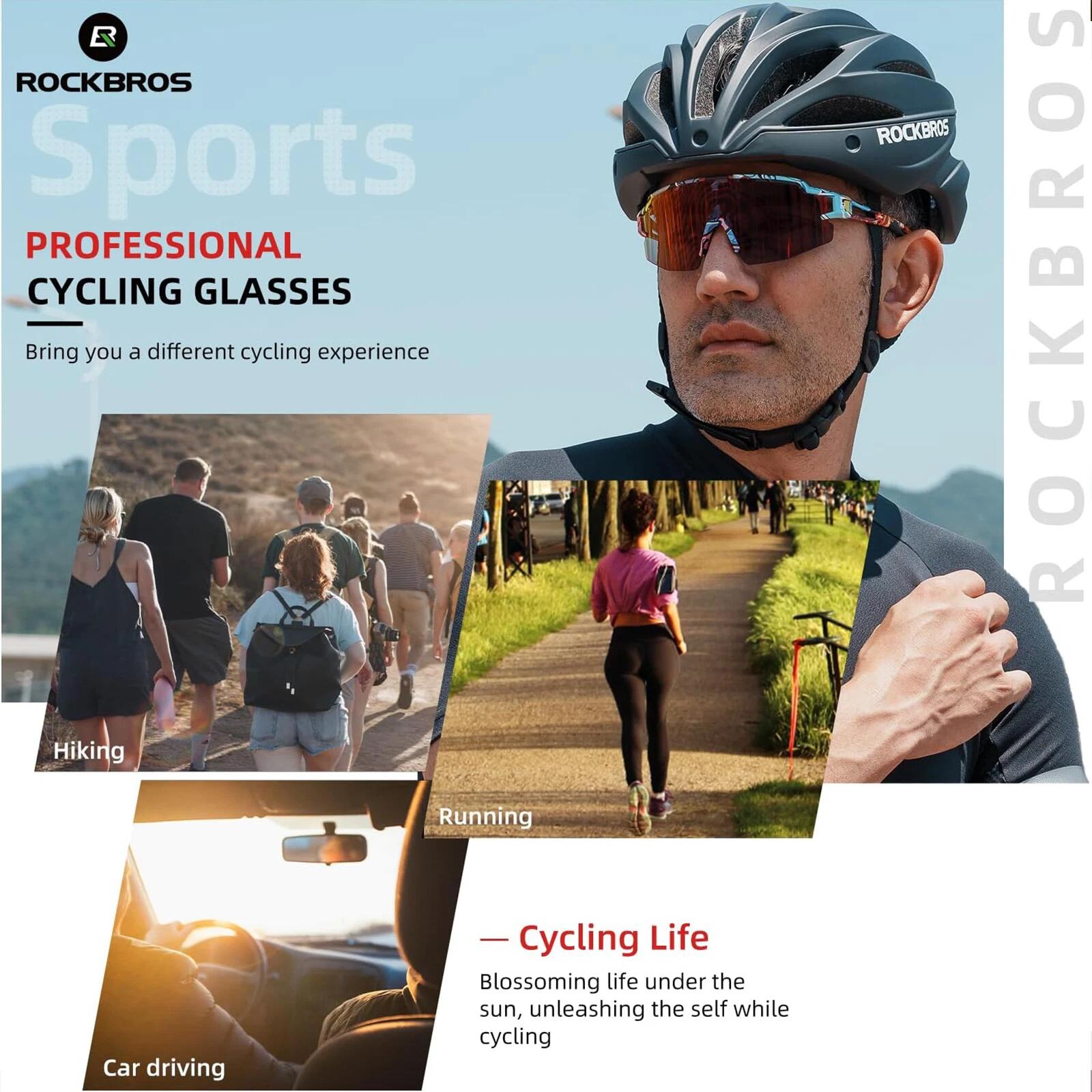 ROCKBROS Polarisierende Sportbrille UV400 2/7