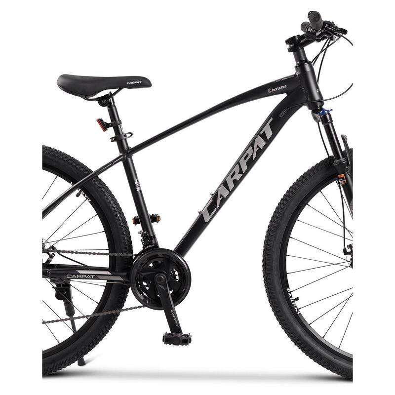 Bicicletă MTB semi-rigidă Invictus 21v Negru/Gri