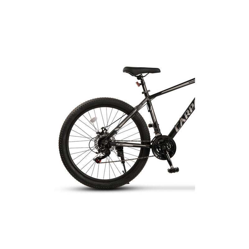 Bicicletă de Munte Spartan Hardtail MTB 21v, Negru/Gri