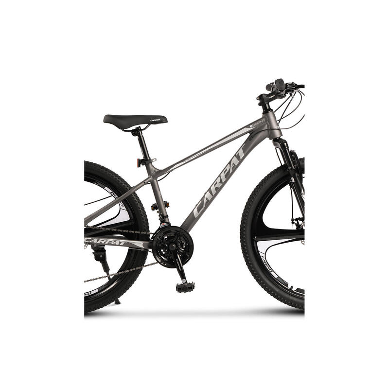 Bicicletă MTB semi-rigidă Evolution 21v Gri/Argintiu
