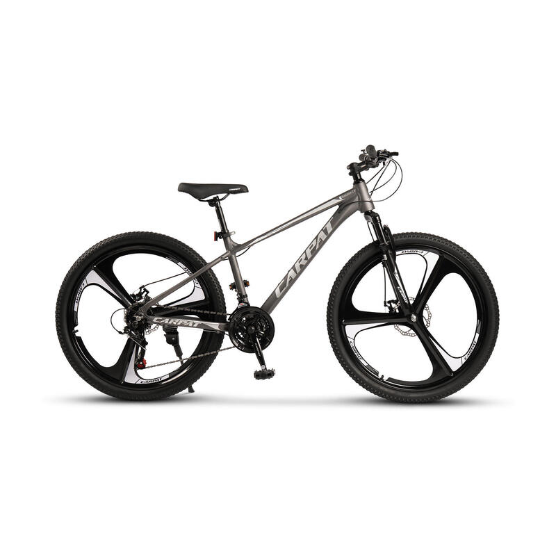 Bicicletă MTB semi-rigidă Evolution 21v Gri/Argintiu