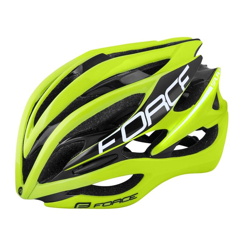 Casca Force Saurus Galben Fluo/Negru M-L