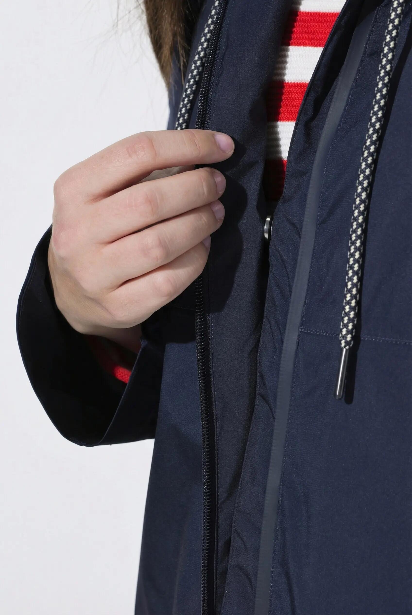 Femme Veste technique HYPRAR à capuche matière imperméable et légère 7/7