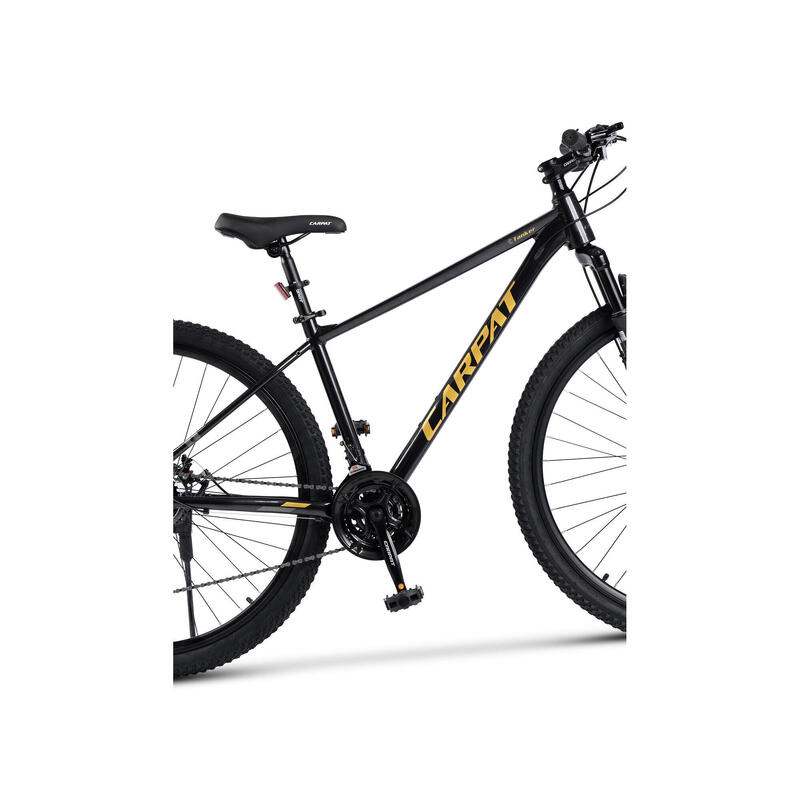 Bicicletă MTB semi-rigidă Tanker 21v Negru/Galben