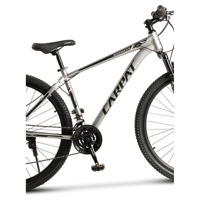Bicicletă MTB semi-rigidă Spartan 21v Gri/Negru