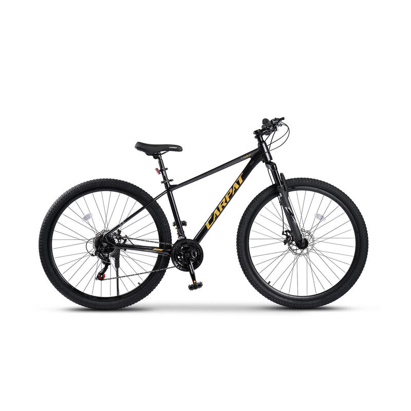 Bicicletă MTB semi-rigidă Tanker 21v Negru/Galben