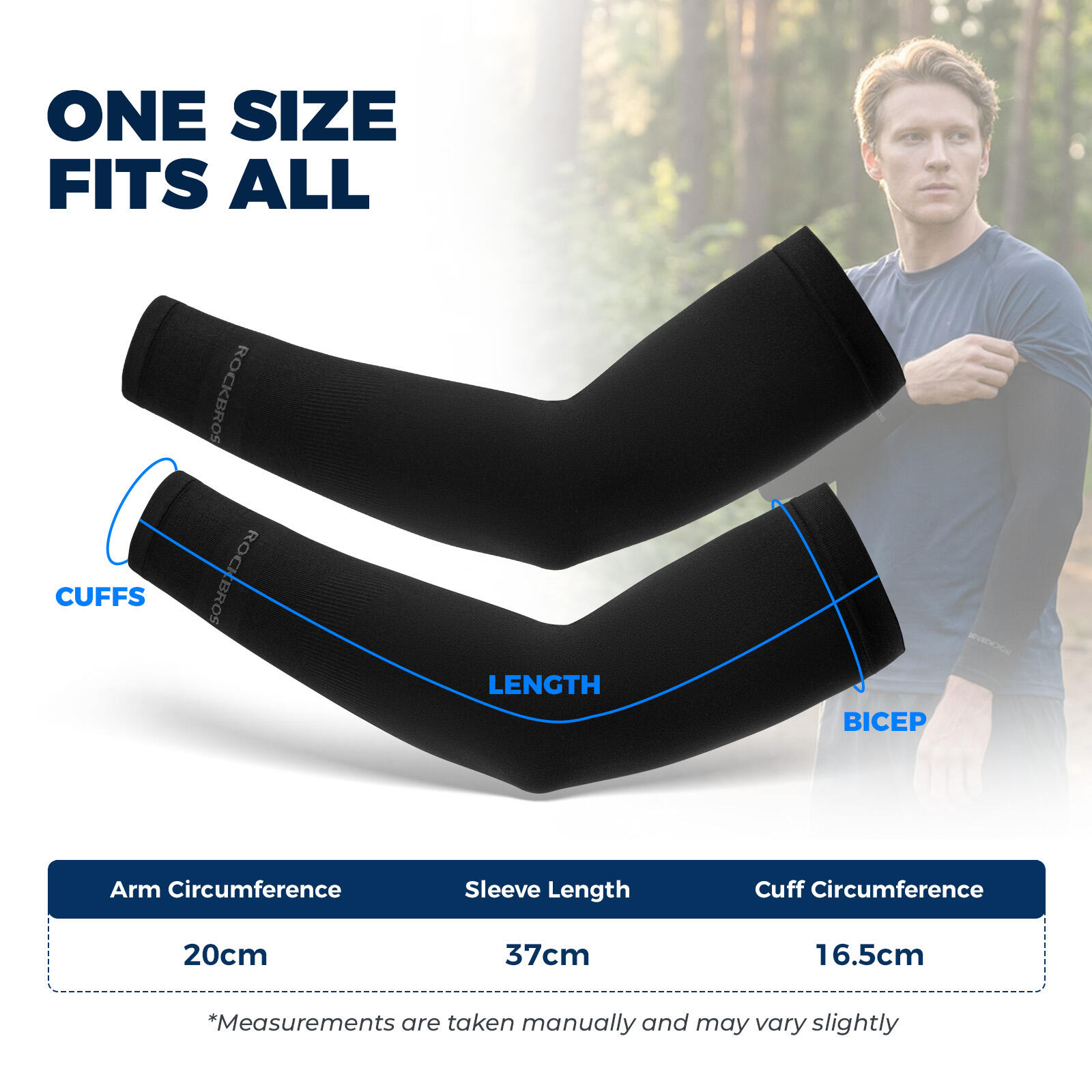 UV-Schutz Arm Sleeves elastisch atmungsaktiv für Fahrrad Laufen Angeln 5/6