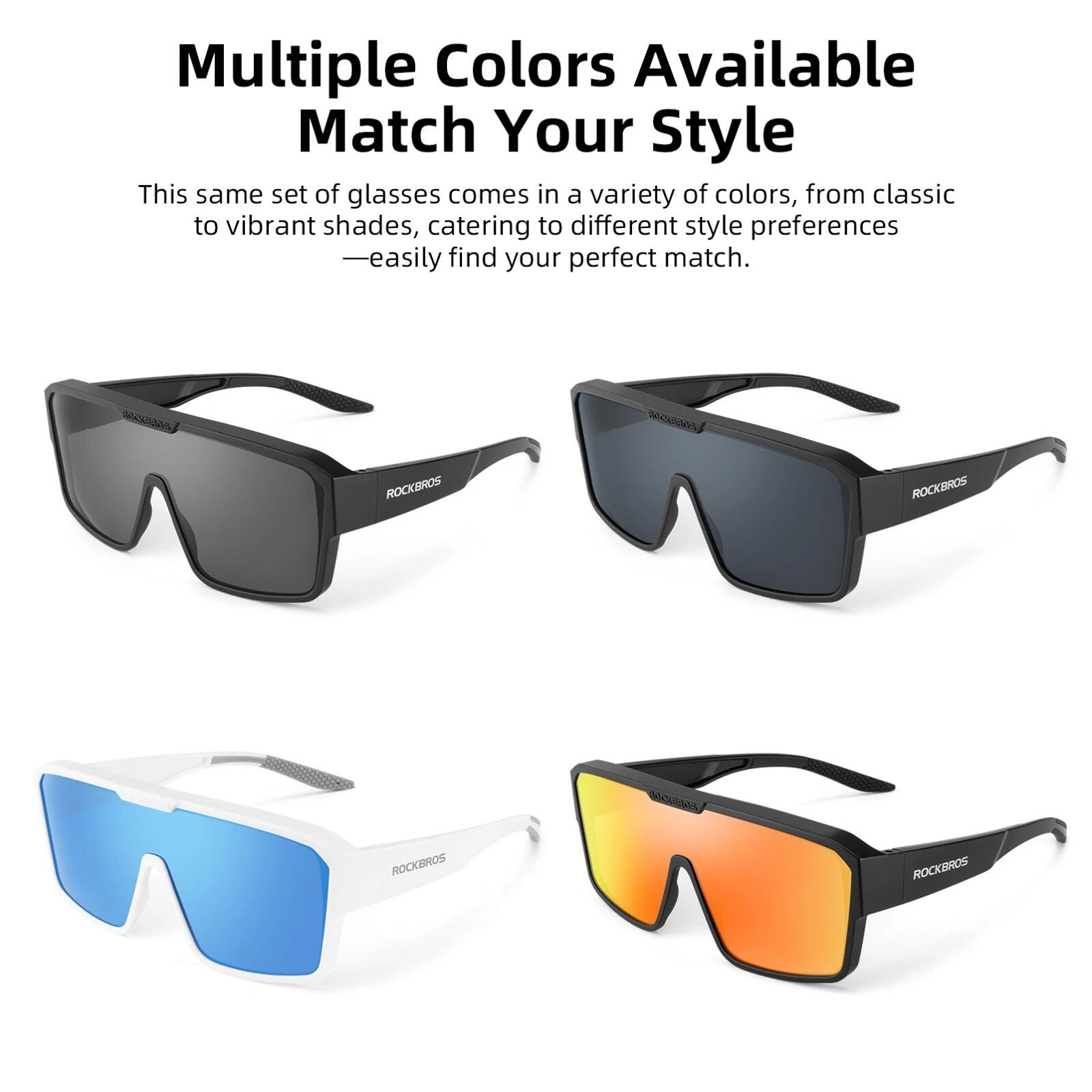ROCKBROS Polarisierte Sport Überbrille UV400 7/8