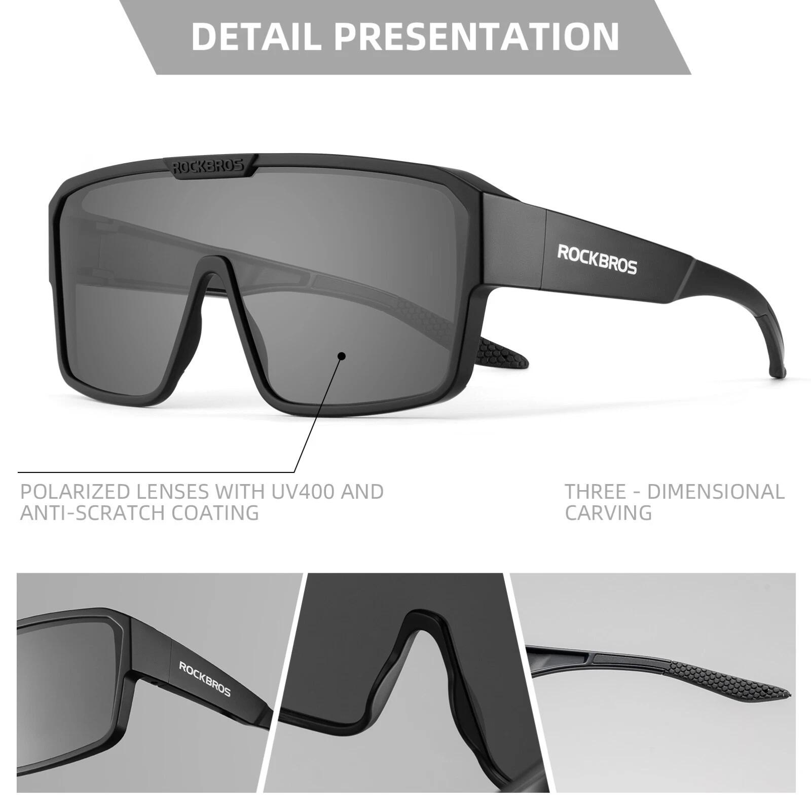 ROCKBROS Polarisierte Sport Überbrille UV400 4/8
