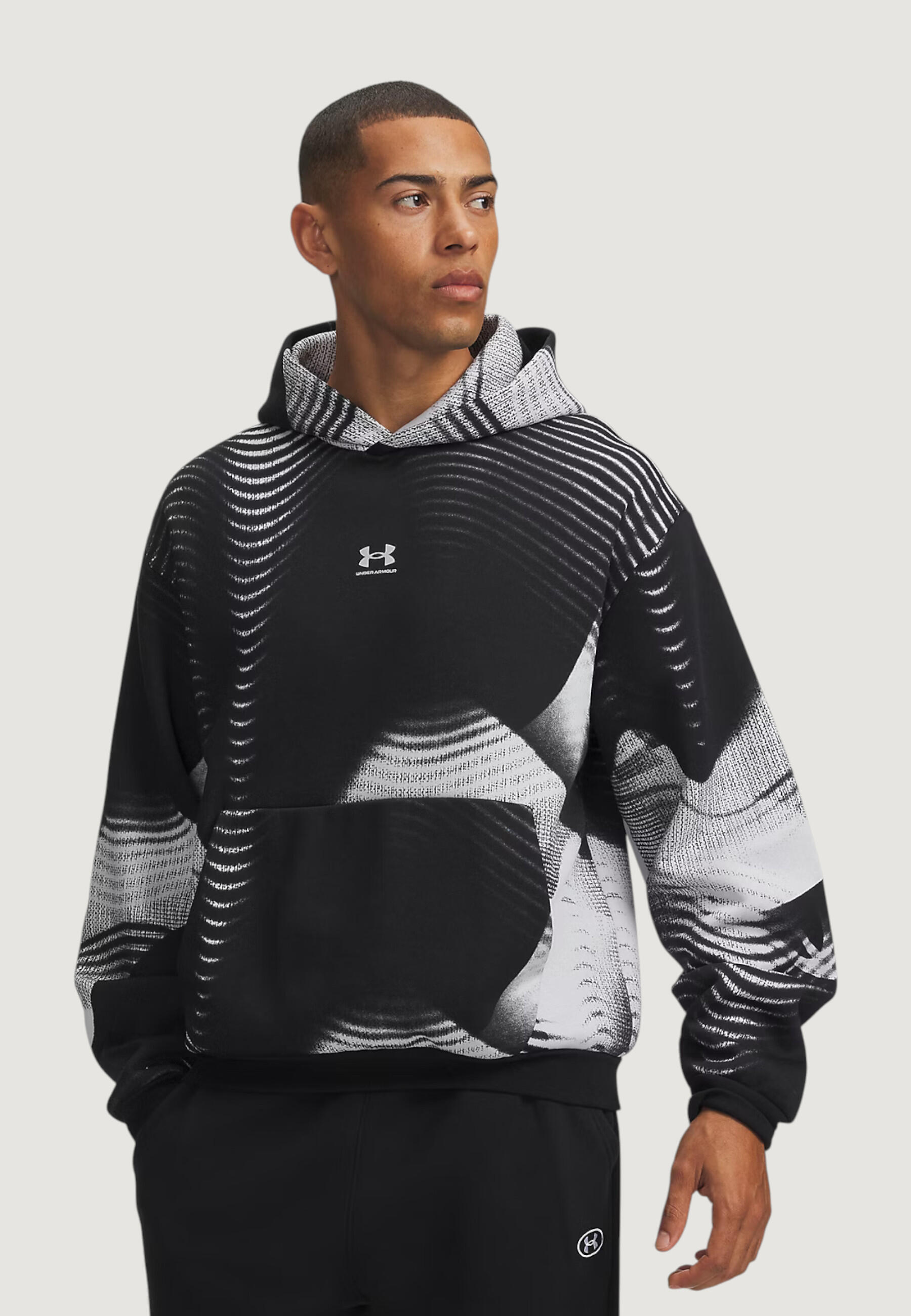 Hanorac UA ICON FLEECE PRINTED HD  BĂRBAŢI