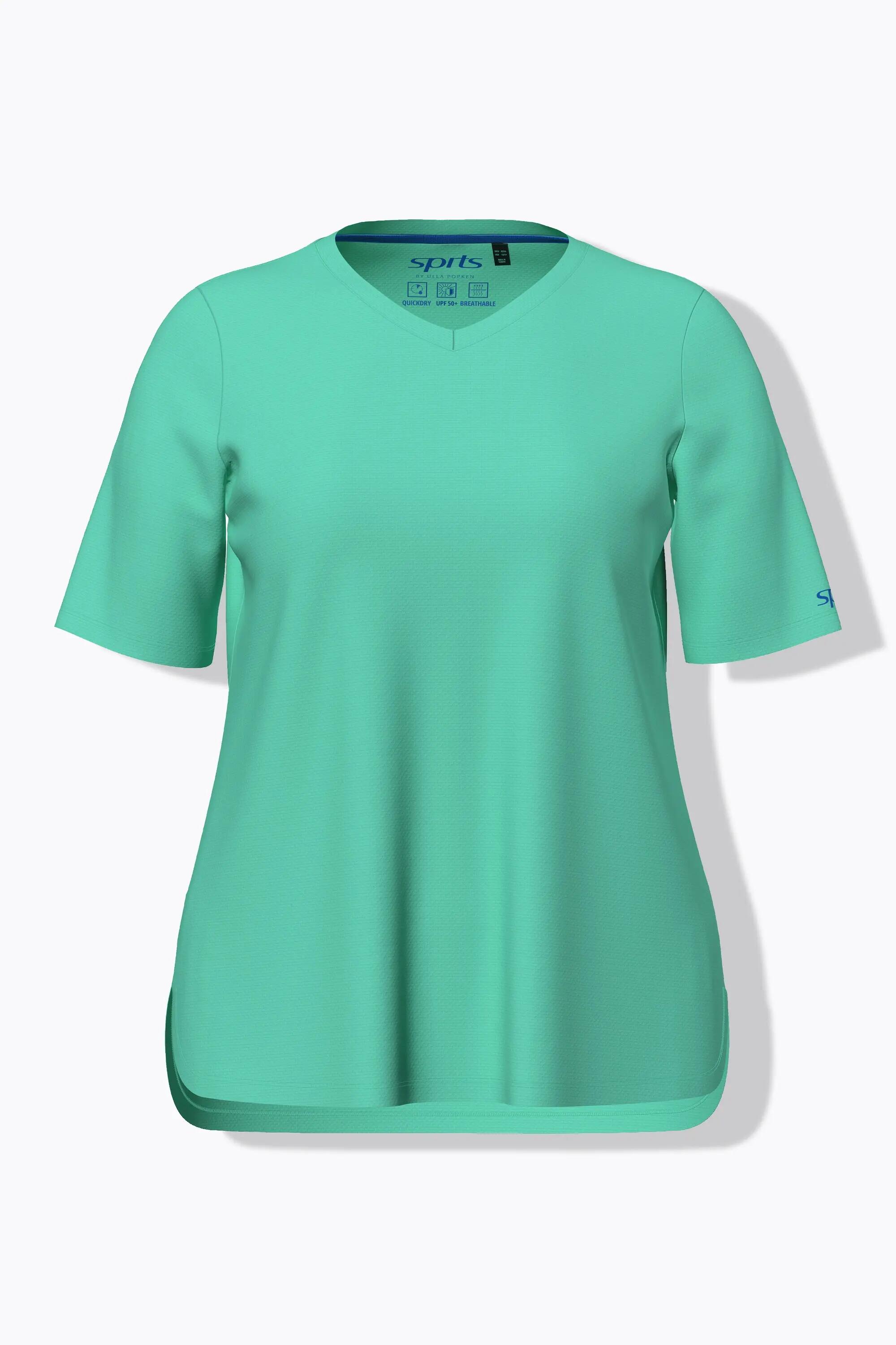 Femme T-shirt technique col en V manches courtes recyclé 12/13