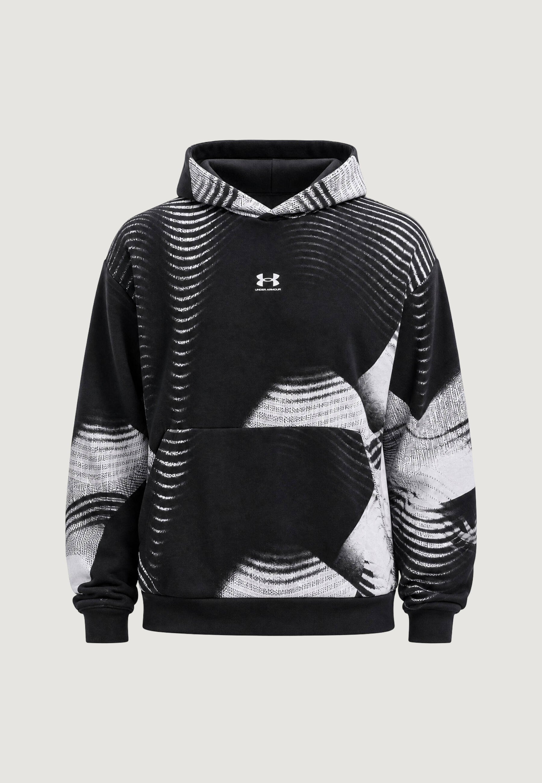 sweat-shirt UA ICON FLEECE PRINTED HD HOMME noir 5/5
