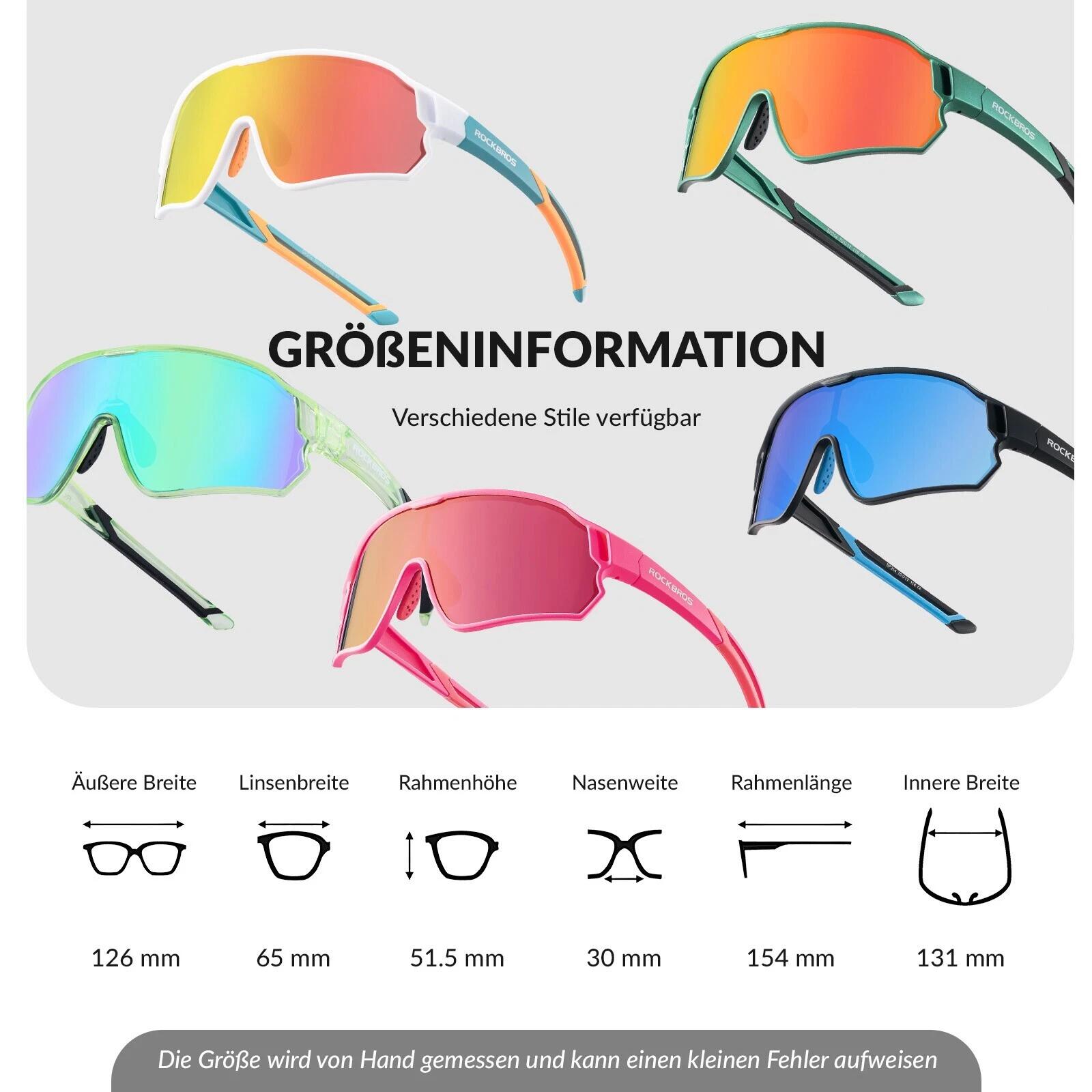 ROCKBROS Kinder Fahrradbrille UV400 Photochromic 7/8