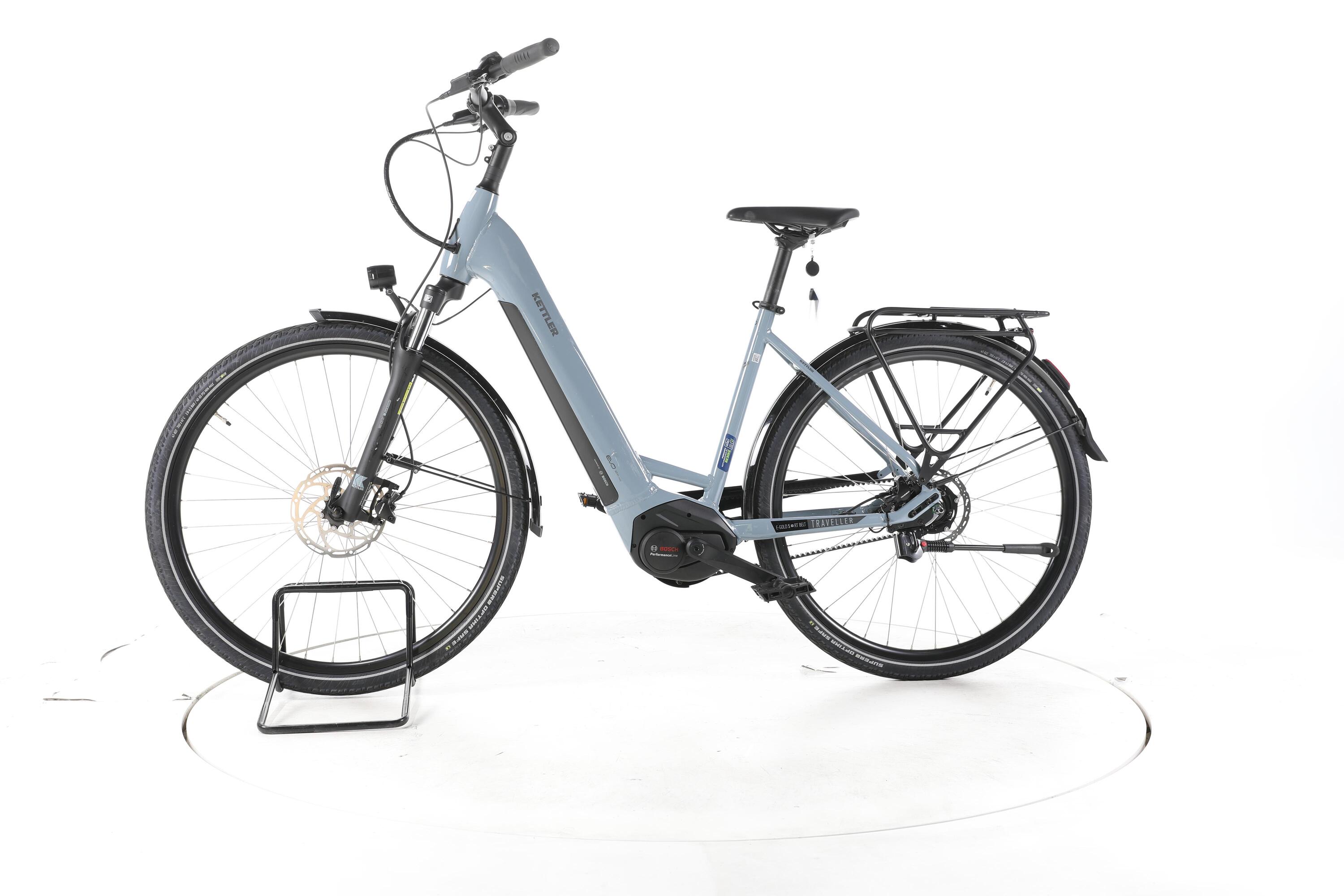 Tweedehands - Kettler Traveller Gold 5+ RT City E-Bike Lage instap - Goed 6/7