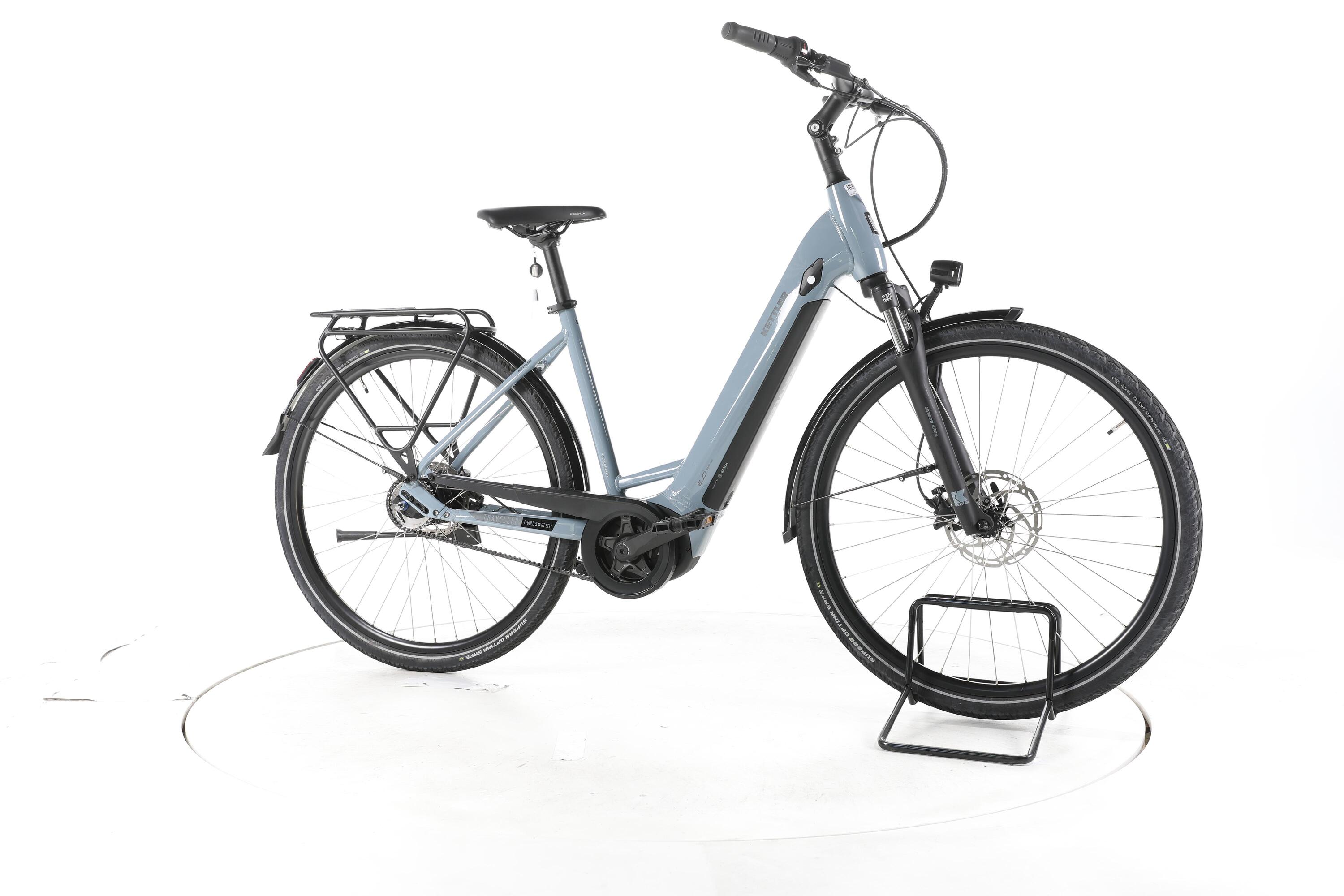 Tweedehands - Kettler Traveller Gold 5+ RT City E-Bike Lage instap - Goed 2/7