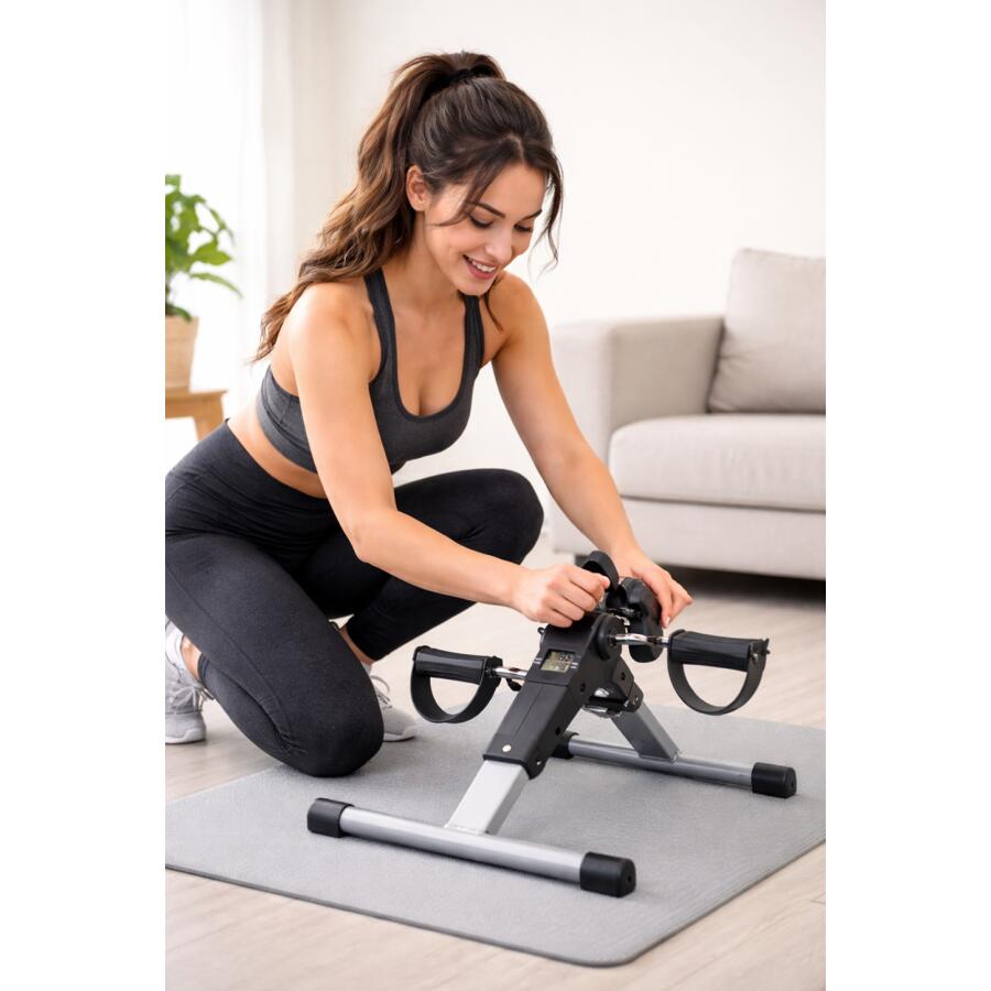 Yelloo - MB208 Bicicletta Cyclette esercizio gambe e braccia da seduto fitness 9/13