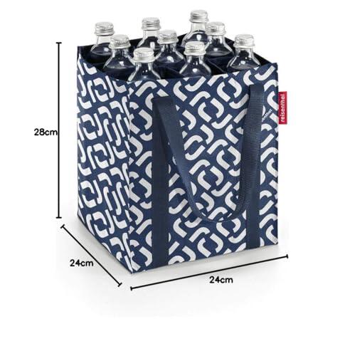 ZJ4073 bottlebag Signature Bag Unisex Navy 4/4