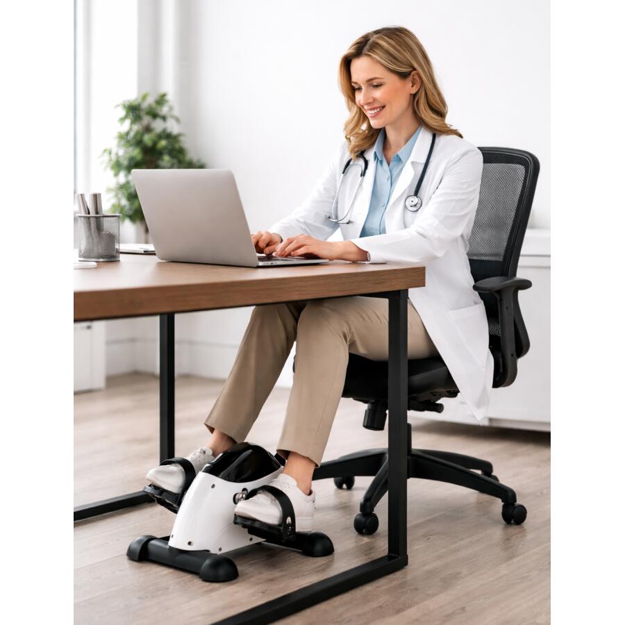 Yelloo - MB211 Bicicletta Cyclette esercizio gambe e braccia da seduto fitness 8/12