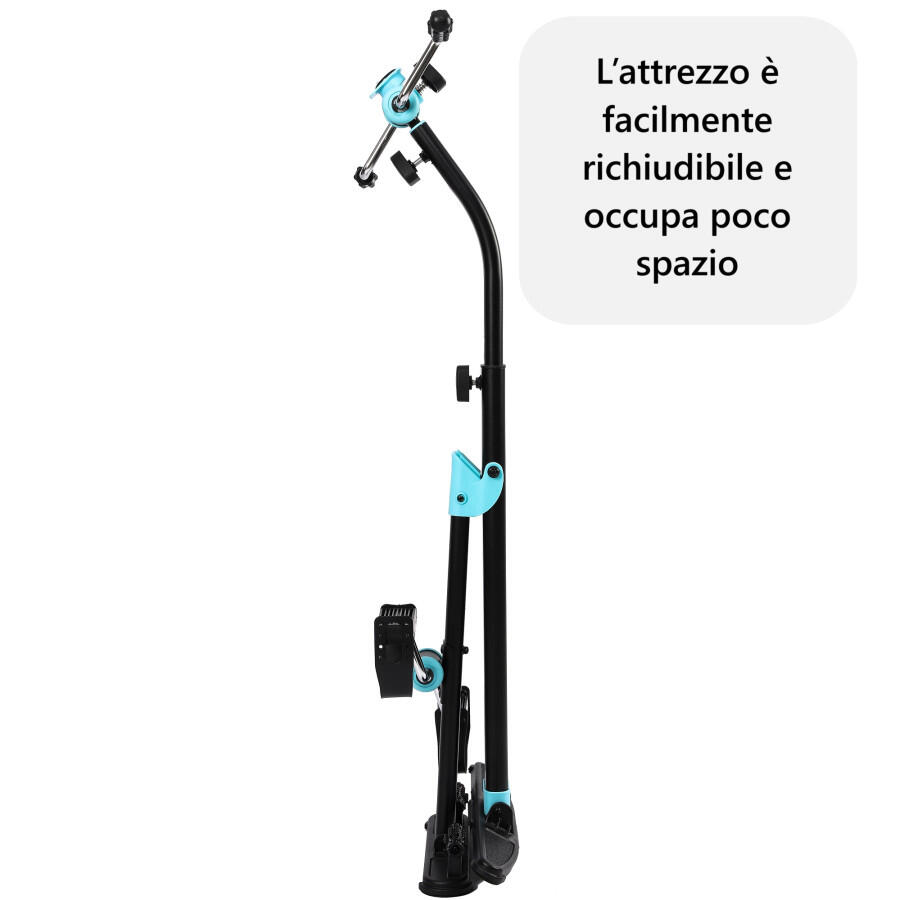 Yelloo - MB201B Bicicletta Cyclette esercizio gambe braccia da seduto fitness 3/13
