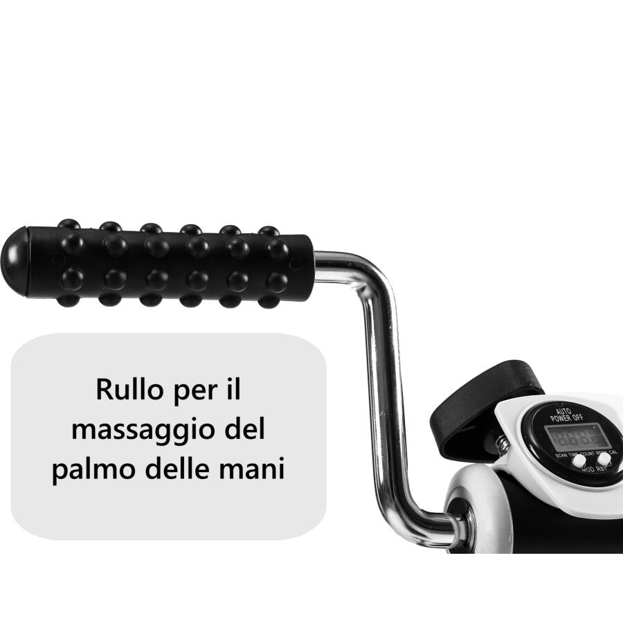 Yelloo - MB201B Bicicletta Cyclette esercizio gambe braccia da seduto fitness 12/13