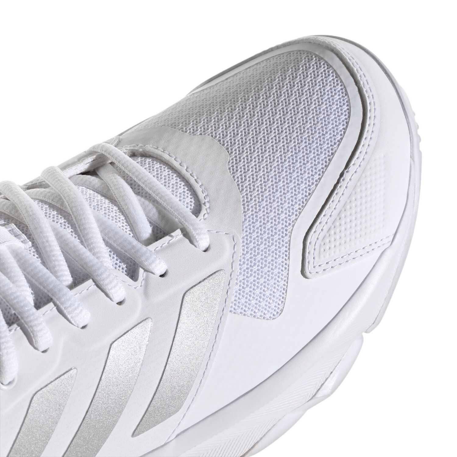 Adidas Courtjam Contrôle 3 Blanc/argent Femme Ki3615 5/6