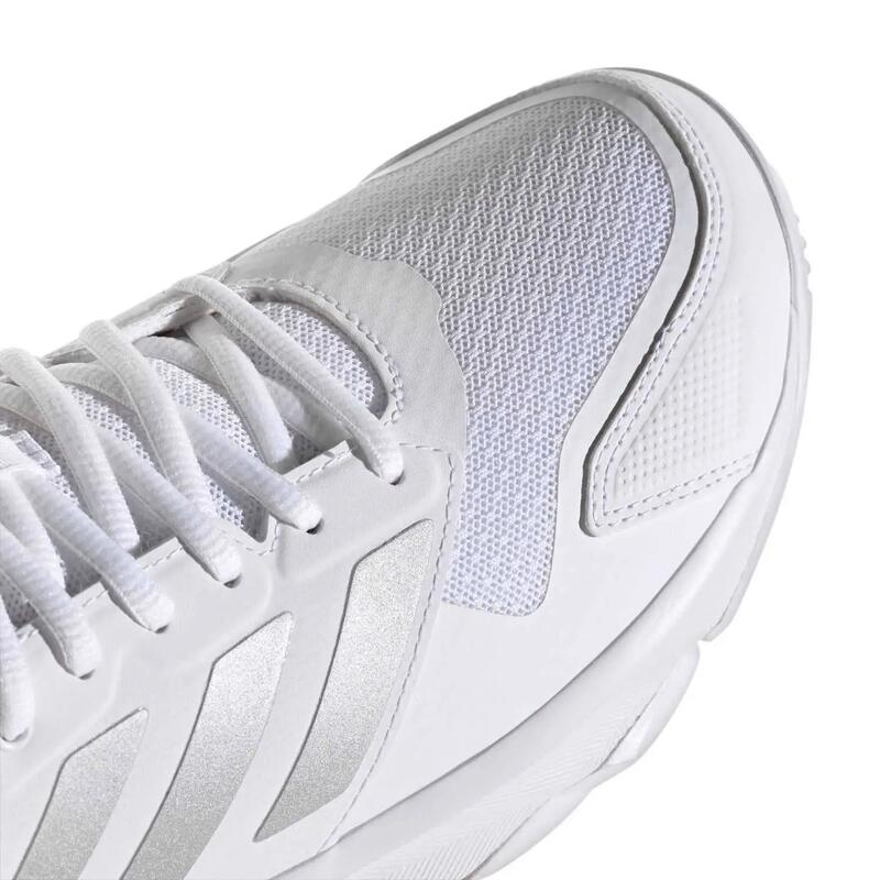 Adidas Courtjam Control 3 Blanco/plata Mujer Ki3615