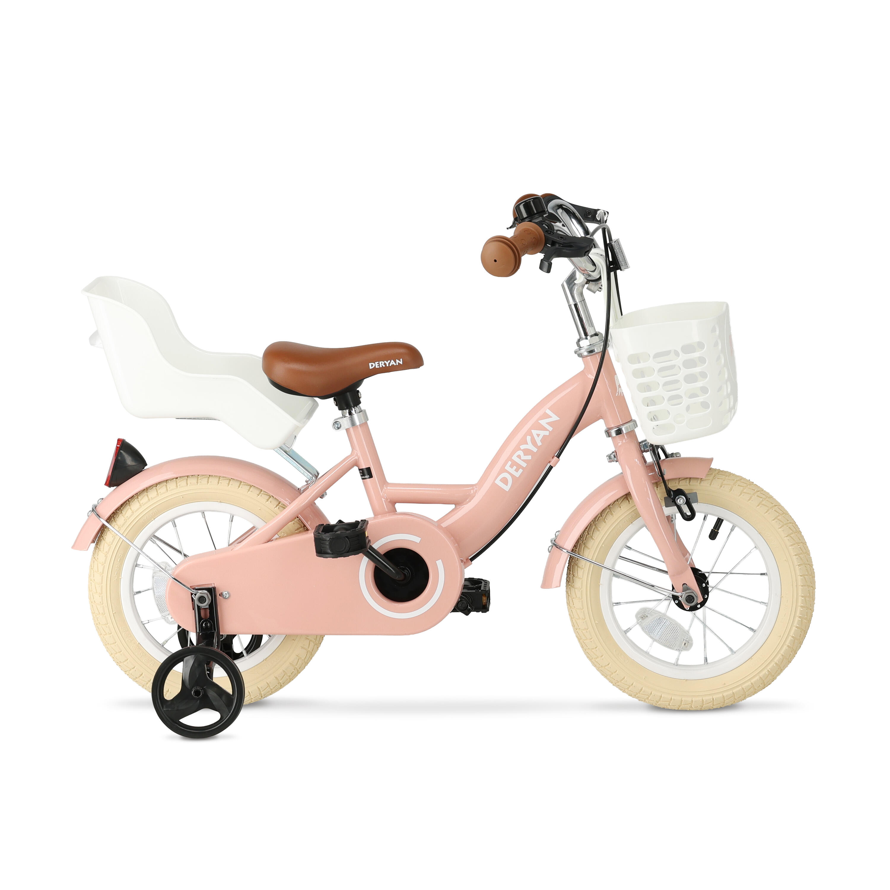 Bicicleta Infantil Deryan Zoey 12 Polegadas - Bicicleta Ajustável - Rosa 2/8