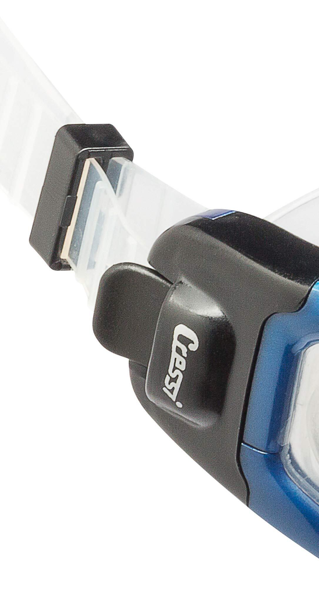 Galileo Goggles T/Glass Blue Metal - Lunettes de Natation Adultes avec Verre 3/7