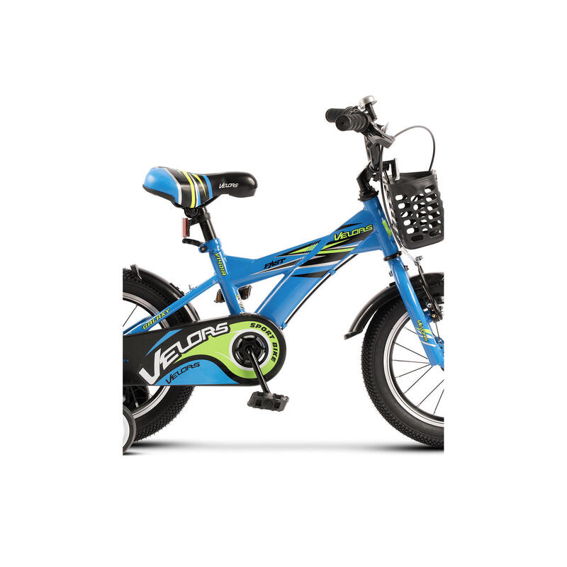 Bicicletă Copii Galaxy, Albastru/Verde