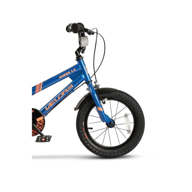 Bicicletă Copii Bimbo, Albastru/Portocaliu