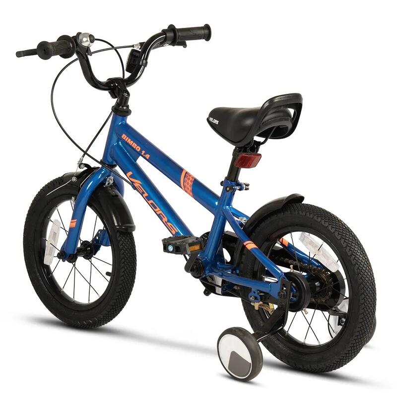 Bicicletă Copii Bimbo, Albastru/Portocaliu