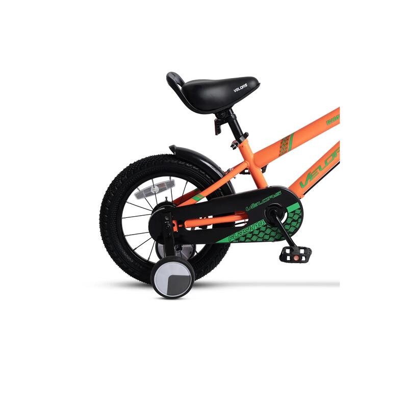 Bicicletă Copii Bimbo, Portocaliu/Verde