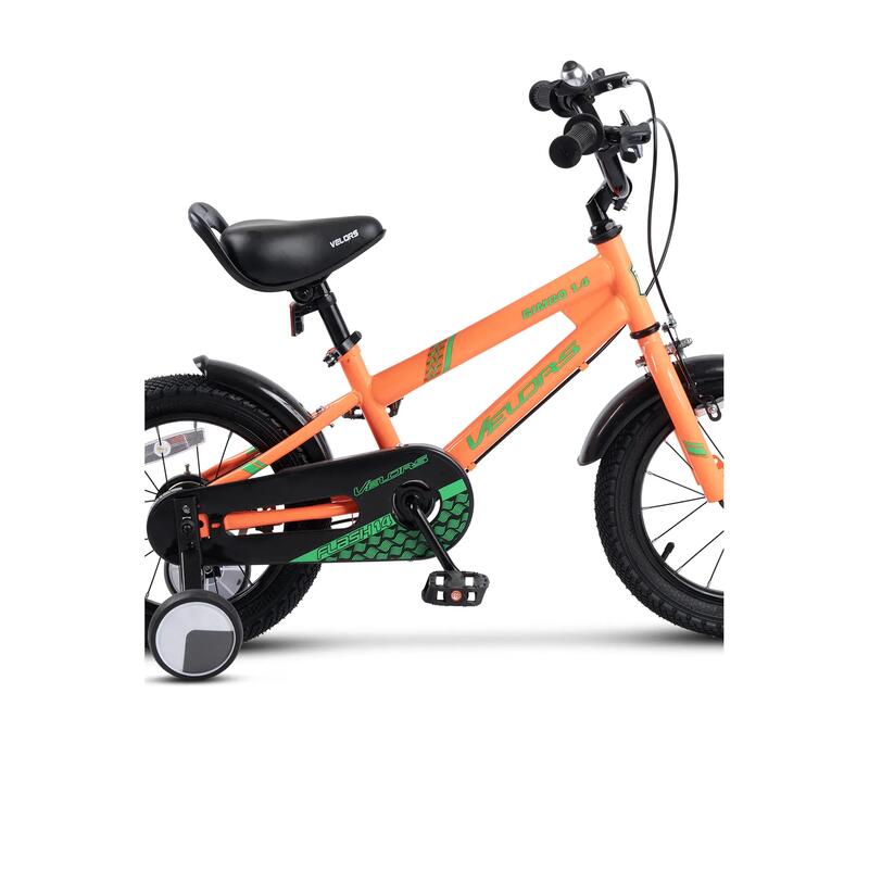Bicicletă Copii Bimbo, Portocaliu/Verde