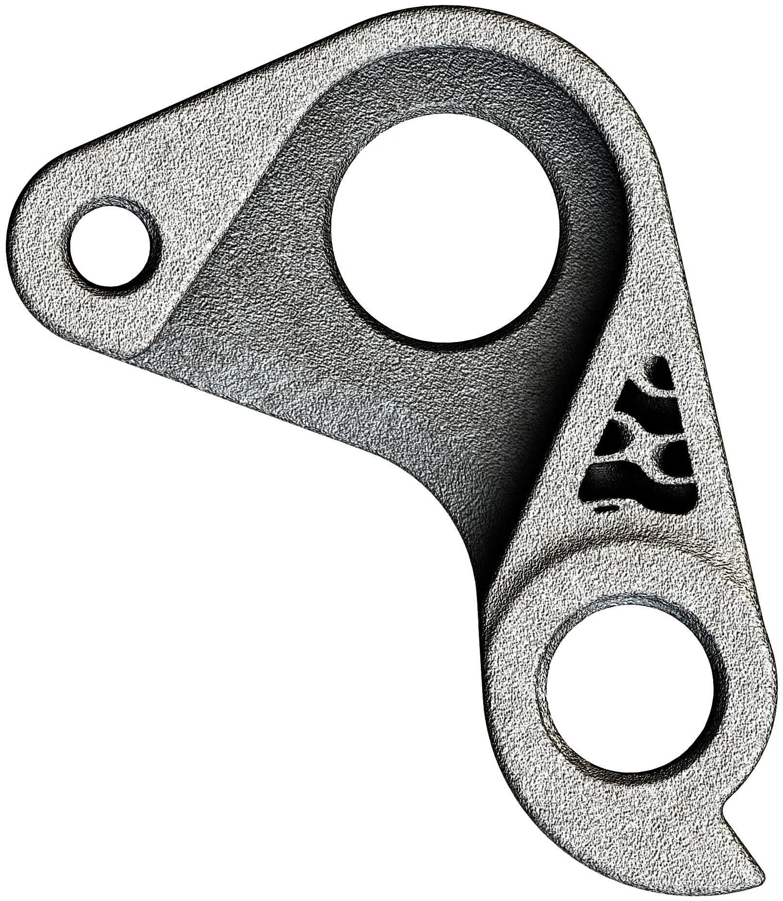 Silca Schaltauge für Specialized SRAM DM, 3D-Druck, silber 2/2