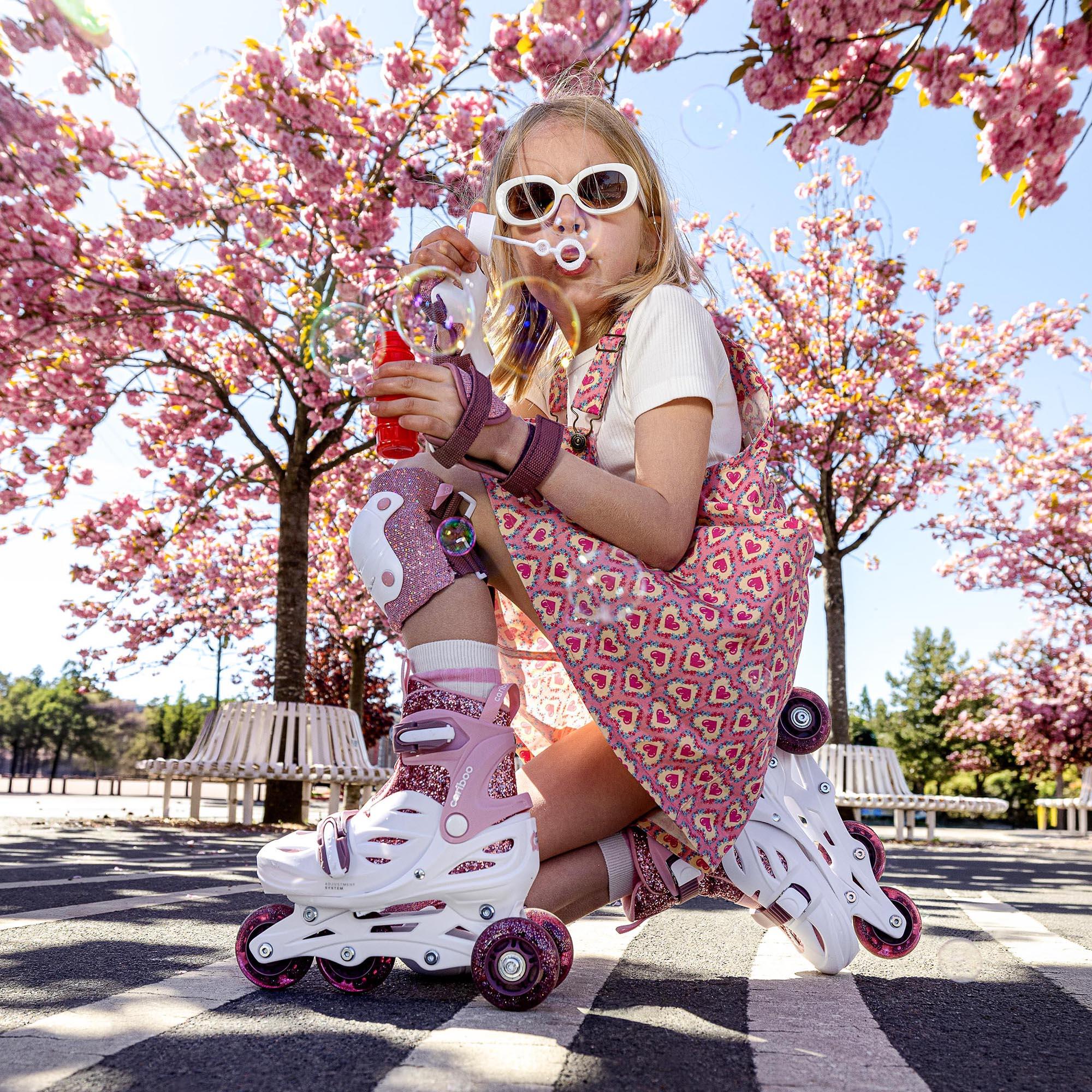 Cariboo Ballerina 3-in-1 Rolschaatsen en inline skates met LED-wielen 2/11