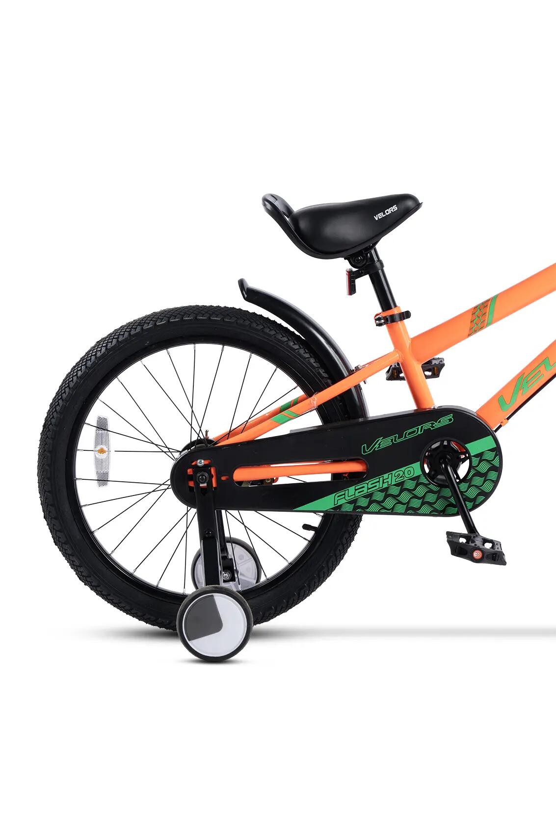 Bicicletă Copii Bimbo, Portocaliu/Verde 6/6