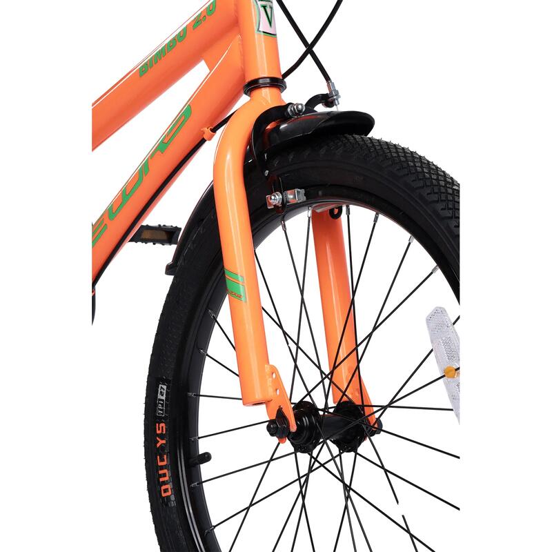 Bicicletă Copii Bimbo, Portocaliu/Verde