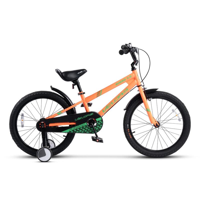 Bicicletă Copii Bimbo, Portocaliu/Verde