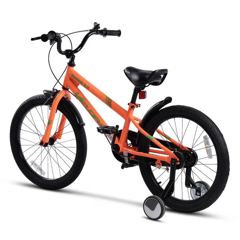 Bicicletă Copii Bimbo, Portocaliu/Verde