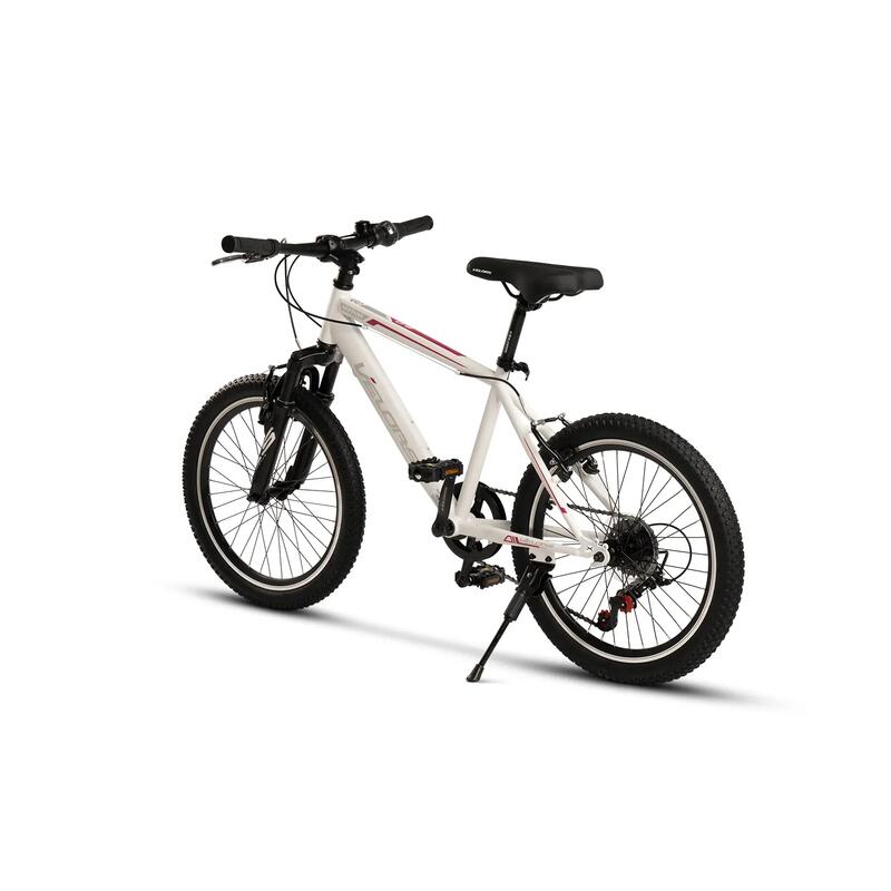Bicicletă Copii 7v Neptune, Alb/Mov